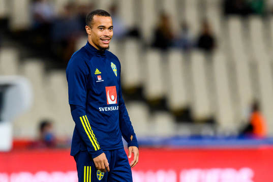 Robin Quaison of Sweden