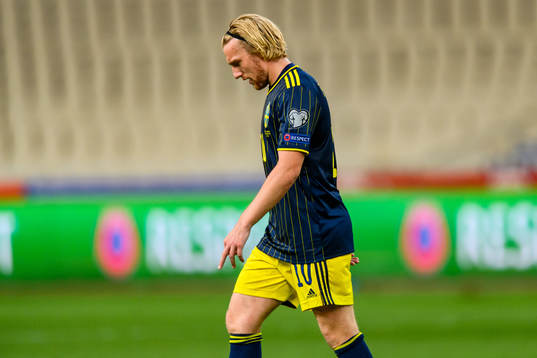 Emil Forsberg of Sweden looks dejected