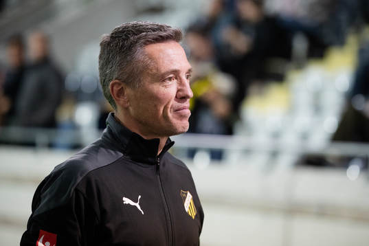 Head coach Mats Gren of Häcken