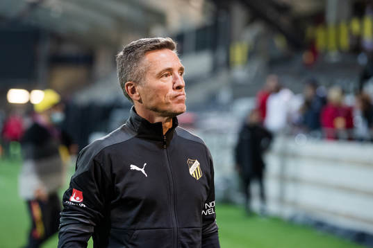 Head coach Mats Gren of Häcken
