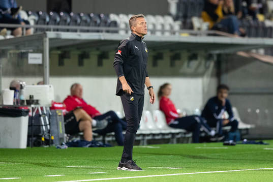 Head coach Mats Gren of Häcken