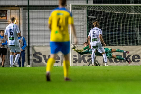 Ängelholms målvakt Robin Streifert