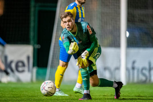 Ängelholms målvakt Robin Streifert