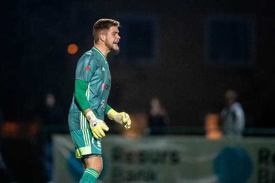 Ängelholms målvakt Robin Streifert