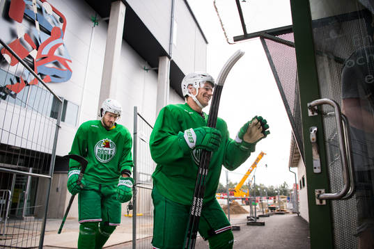 Dennis Everberg och Leon Bristedt