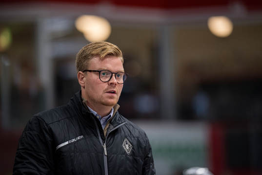 Karlskronas tränare Eric Karlsson