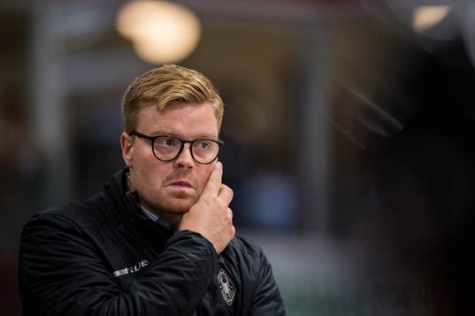 Karlskronas tränare Eric Karlsson