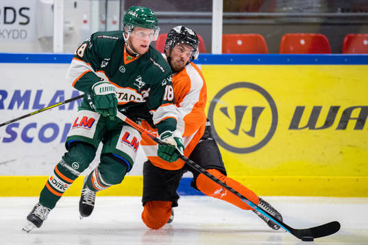 Kristianstads Kevin Wennström och Karlskronas Jesper