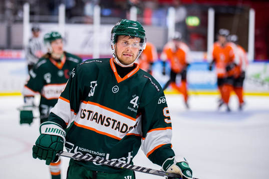 Kristianstads Viktor Grahn deppar