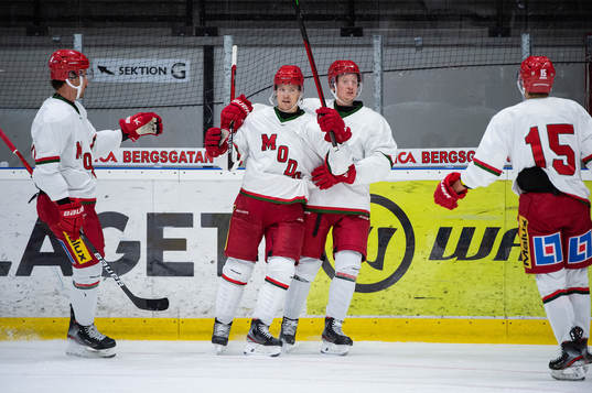 Modos Mikkel Aagaard jublar
