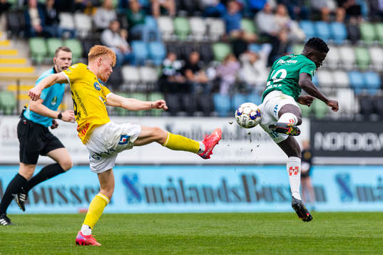 Falkenbergs Linus Borgström och Jönköpings Eric Johana