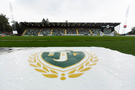 Jönköping Södras logotyp framför