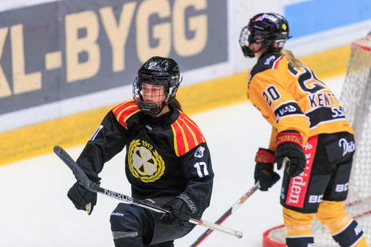 Brynäs Jaycee Gebhard jublar