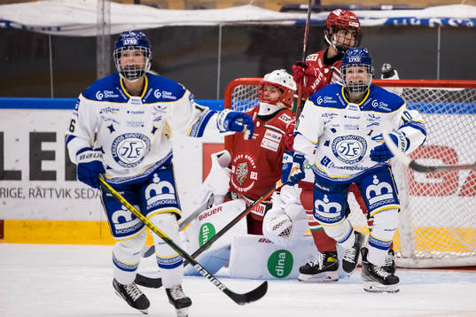 Leksands Phoebe Staenz jubel