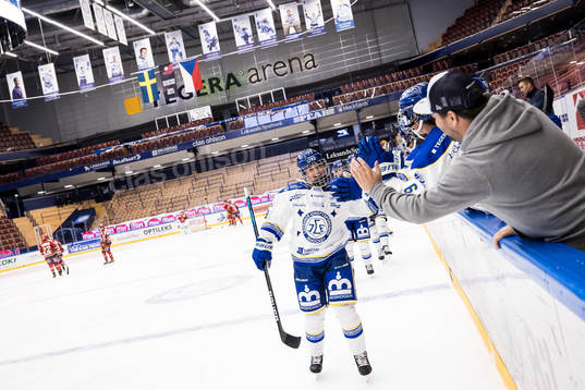 Leksands Malou Berggren jubel