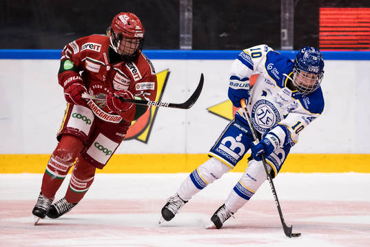 Modos Maja Grundström och Leksands Phoebe Staenz