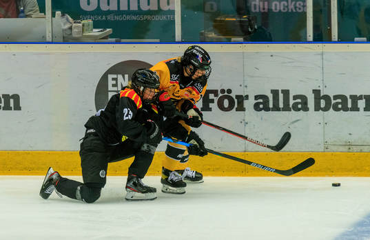 Brynäs Emma Forsgren och Luleås Petra Nieminen