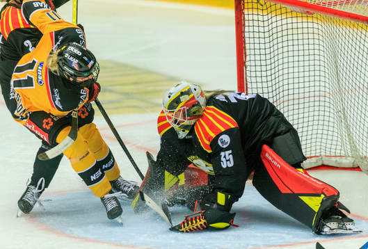 Luleås Josefine Persson och Brynäs Ellen Johnsson