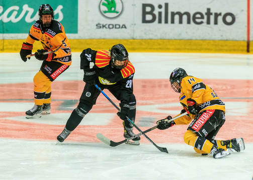 Luleås Johanna Fällman, Brynäs Jenny Antonsson och