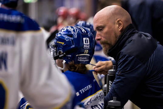 Leksands assisterande tränare Mattias Blomstrand