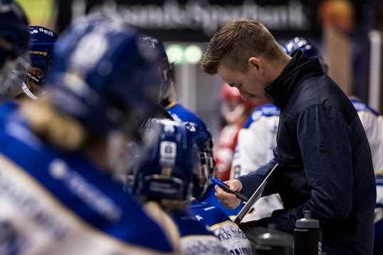 Leksands tränare Mathias Olsson