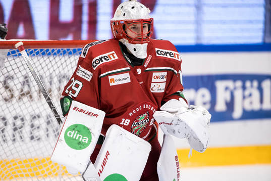 Modos målvakt Klara Peslarkova