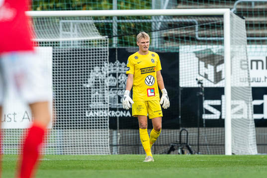 Landskronas målvakt Svante Hildeman