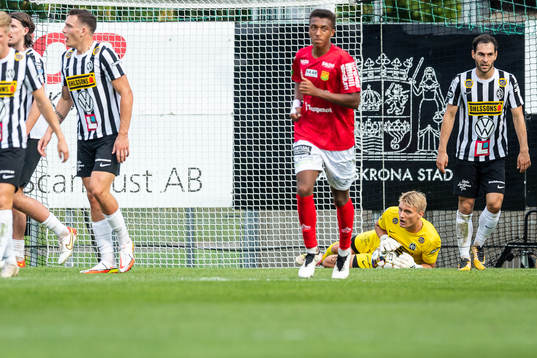 Landskronas målvakt Svante Hildeman