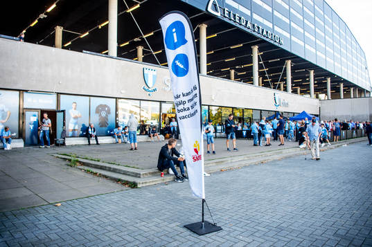 Vaccinering mot covid-19 i anslutning till Eleda stadion