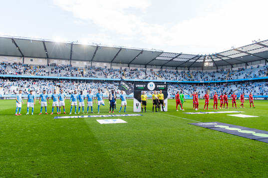 Malmö FFs och IFK Norrköpings spelare