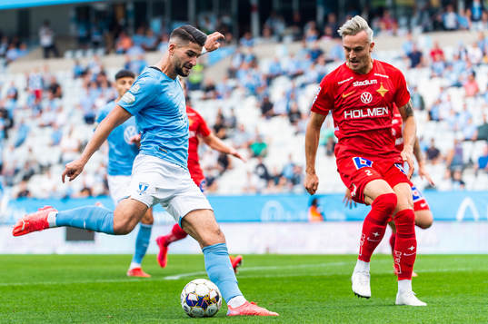 Malmö FFs Antonio Colak och IFK Norrköpings Henrik