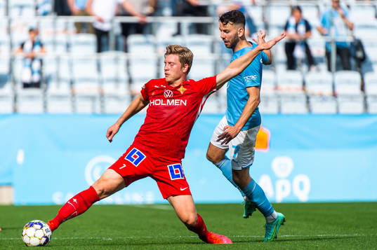 IFK Norrköpings Alexander Fransson och Malmö FFs Erdal