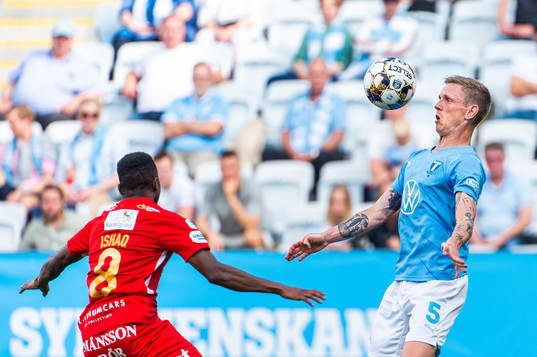 IFK Norrköpings Abdulrazaq Ishaq och Malmö FFs Sören
