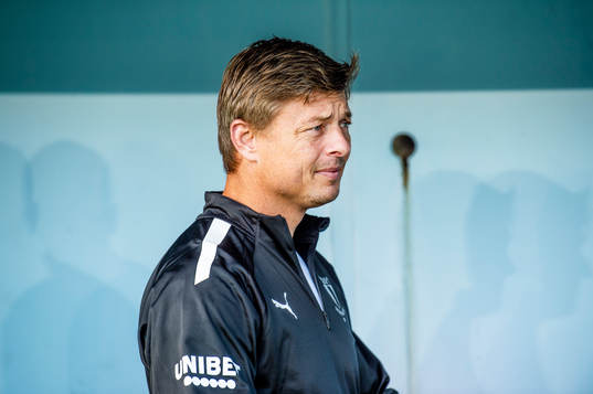 Malmö FFs huvudtränare Jon Dahl Tomasson innan