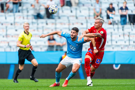 Malmö FFs Antonio Colak och IFK Norrköpings Henrik