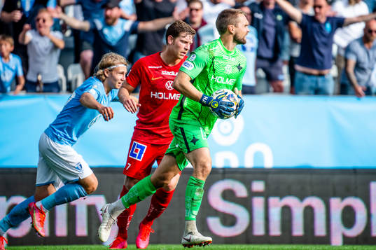 IFK Norrköpings målvakt Oscar Jansson och Alexander