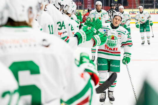 Rögles Tyler Kelleher jublar