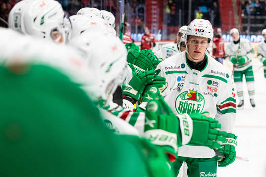 Rögles Adam Edström jublar