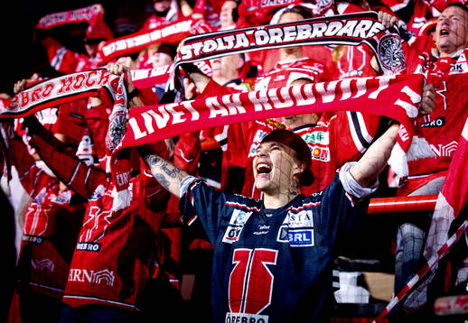 under ishockeymatchen i SHL mellan Örebro och Rögle
