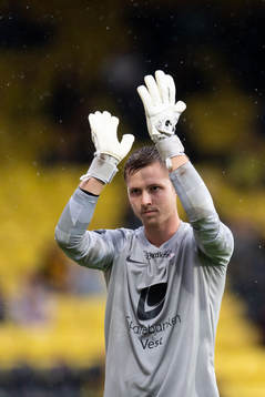 Goalkeeper Lennart Grill of Brann