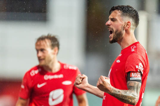 Daniel Alexander Pedersen celebrates