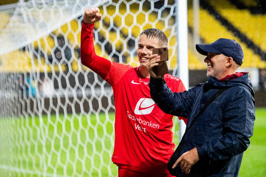 Robert Taylor of Brann celebrates