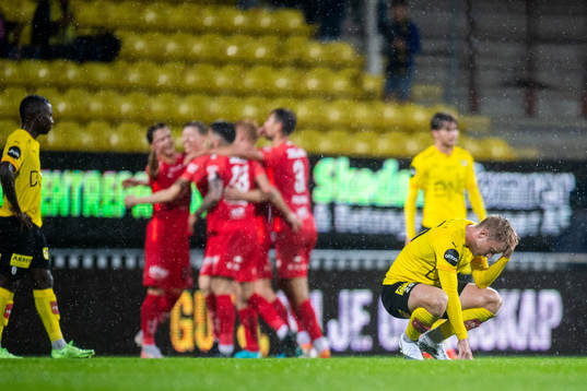 Eskil Smidesang Edh of of Lillestrøm looks dejected