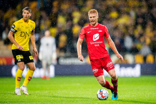 Thomas Lehne Olsen of Lillestrøm and Sivert Heltne Nilsen