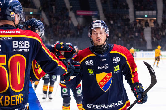 Djurgårdens Marcus Högström jublar