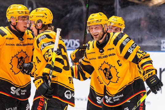 Skellefteås Oscar Möller  jublar