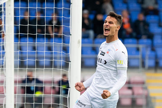 Helsingborgs Assad Al Hamlawi jublar