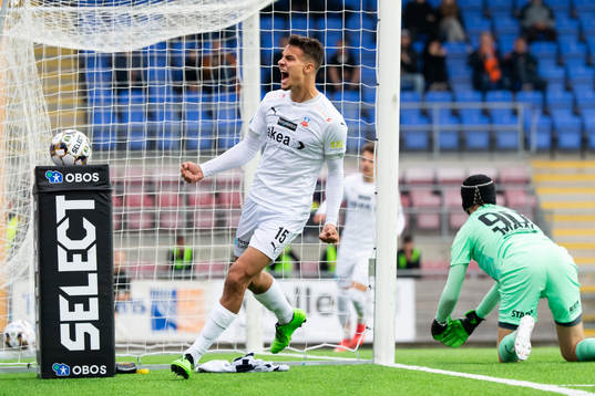 Helsingborgs Assad Al Hamlawi jublar