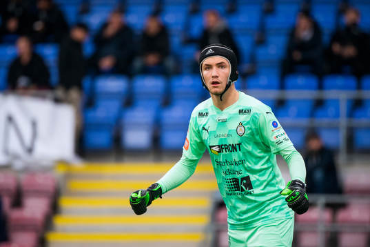AFC Eskilstunas målvakt Noel Törnqvist