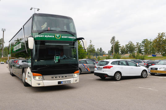Färjestads spelarbuss